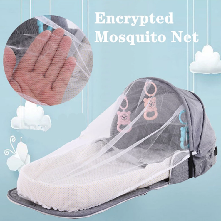 0-12 Months Travel Cot For Baby For Newborn Protection Mosquito Net Bassinet For Baby Foldable